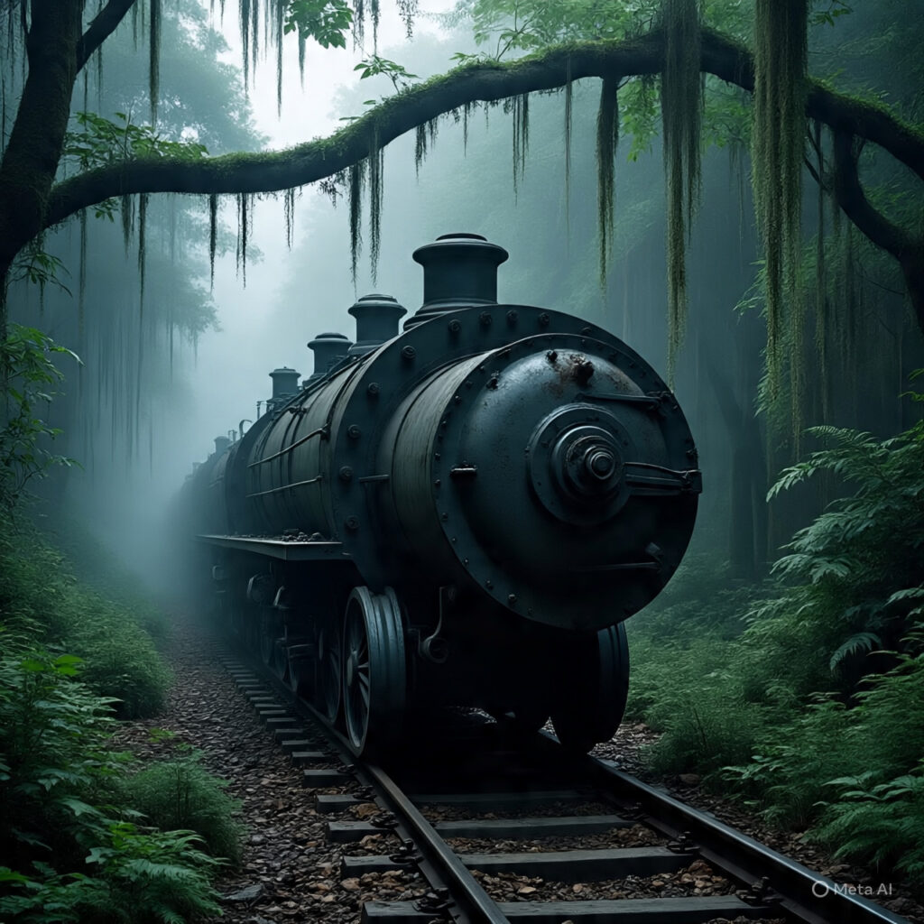 A picture showing ভূতের বগি